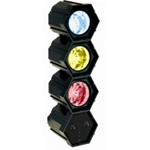 CENTRAL. LUCI 3FARETTI 2REG.LED