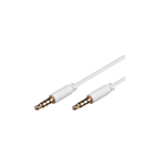 CAVO AUDIO SP JACK 3,5MM 4 POLI M/M PER CUFFIE C/ MICR1,2M