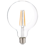 LAMPADINA LED FILAMENT GLOBO G125 E27 8W LUCE CALDA 3000°K