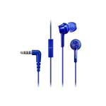 AURICOLARI CON MICROFONO BLU