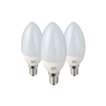 KIT 3 P LED OLIVA E14 6W 4000°K