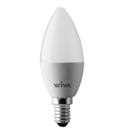 LED BASIC OLIVA OPAL E14 6W 4K WHT