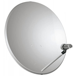 ANTENNA PARABOLICA SATELLITARE  80CM ZODIAC METAL BIANCA BULK 50PZ