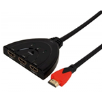 SELETTORE HDMI CON CAVETTO CON 3 INGRESSI MKC MKH-HSC-02