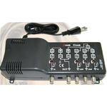 Centralino autoalim. 117 dBuV - 3 ing. reg. 22dB - III-UHF-UHF