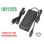 Caricatore per pacchi batterie Hoverboard 42V 2A