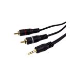 Cavo audio HQ spina 3,5mm stereo 2 spine rca 1,5m