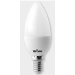 LED BASIC OLIVA OPAL E14 8W 3K WHT