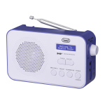 RADIO DAB PORTATILE BLU