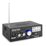 Mini Amplif.2x40W con BT / SD / USB / MP3