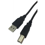 CAVO USB 2.0 AM-BM  2MT. NERO BK 2M