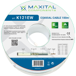 CAVO COAX. 5MM PVC ECA 100MT. BIANCO