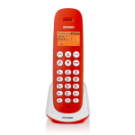 CORDLESS BRONDI C/VIVAVOCE BIANCO E ROSSO