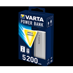 POWER BANK VARTA 5200MAH GRIGIO ARGENTO