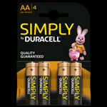 BL.4PZ STILO DURACELL SIMPLY