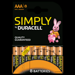 BL.8PZ BATT. MINISTILO DURACELL SIMPLY