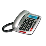 BRONDI BRAVO 30 LCD TELEFONO C/FILO SILVER