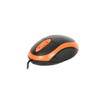 MOUSE OTTICO USB NERO/ARANCIO