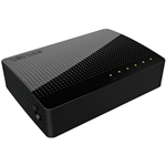 SWITCH MOD.5PORTE 10/100/100MBPS CON CASE IN PLASTICA,DESKTOP TENDA 