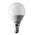 LED BASIC SFERA OPALE E14 6W 6000K 450LUMEN