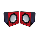 MINI SPEAKER 2.0 USB ROSSO